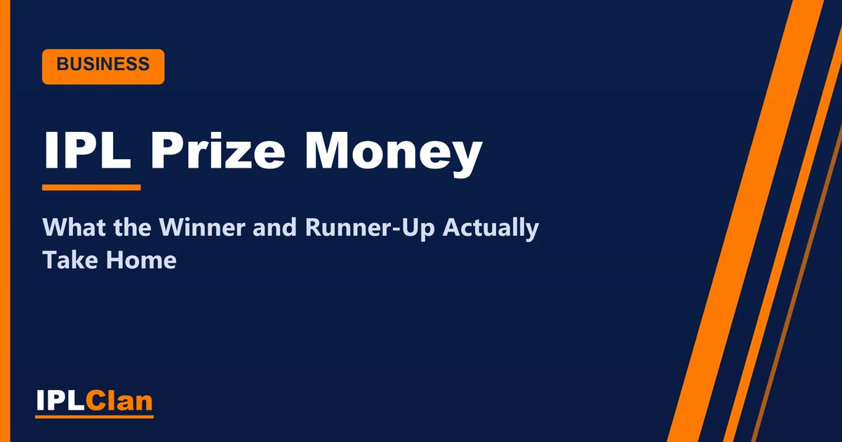 IPL prize money – IPLClan business title card